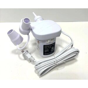 Electric Air Pump 110-120V Plug In Inflate Deflate Pool Float Mattress Toy New